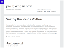 Tablet Screenshot of paulgarrigan.com